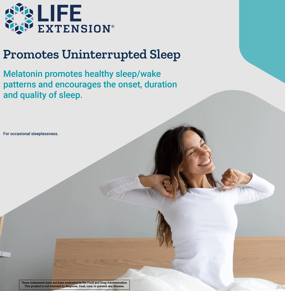 Label notes 1.5 mg MicroActive melatonin potency on Life Extension Melatonin IR/XR.