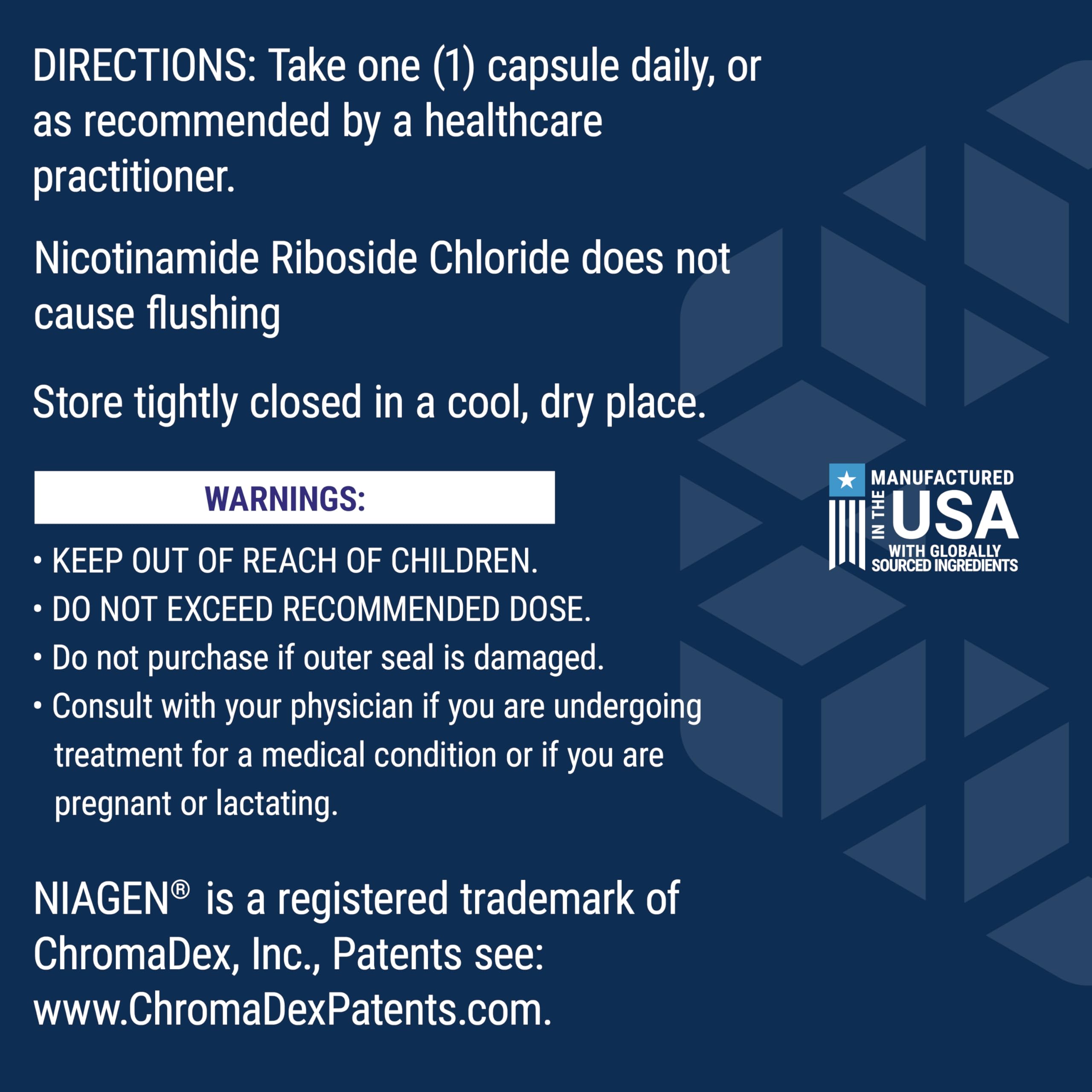 Life Extension NAD+ Cell Regenerator bottle cap with child-safety design.