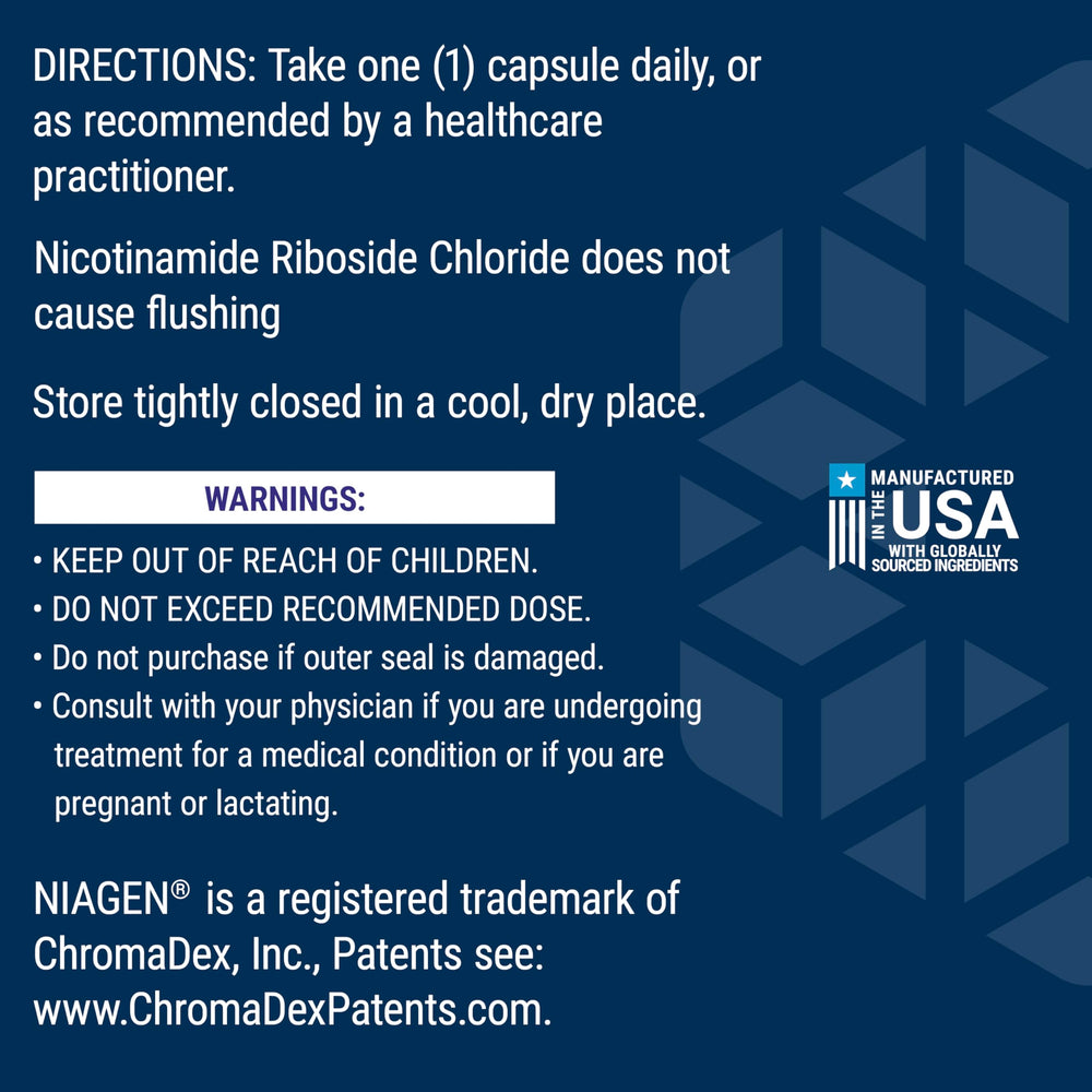 Life Extension NAD+ Cell Regenerator bottle cap with child-safety design.