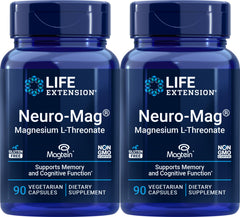 Life Extension Neuro-Mag bottle label shown for easy daily identification