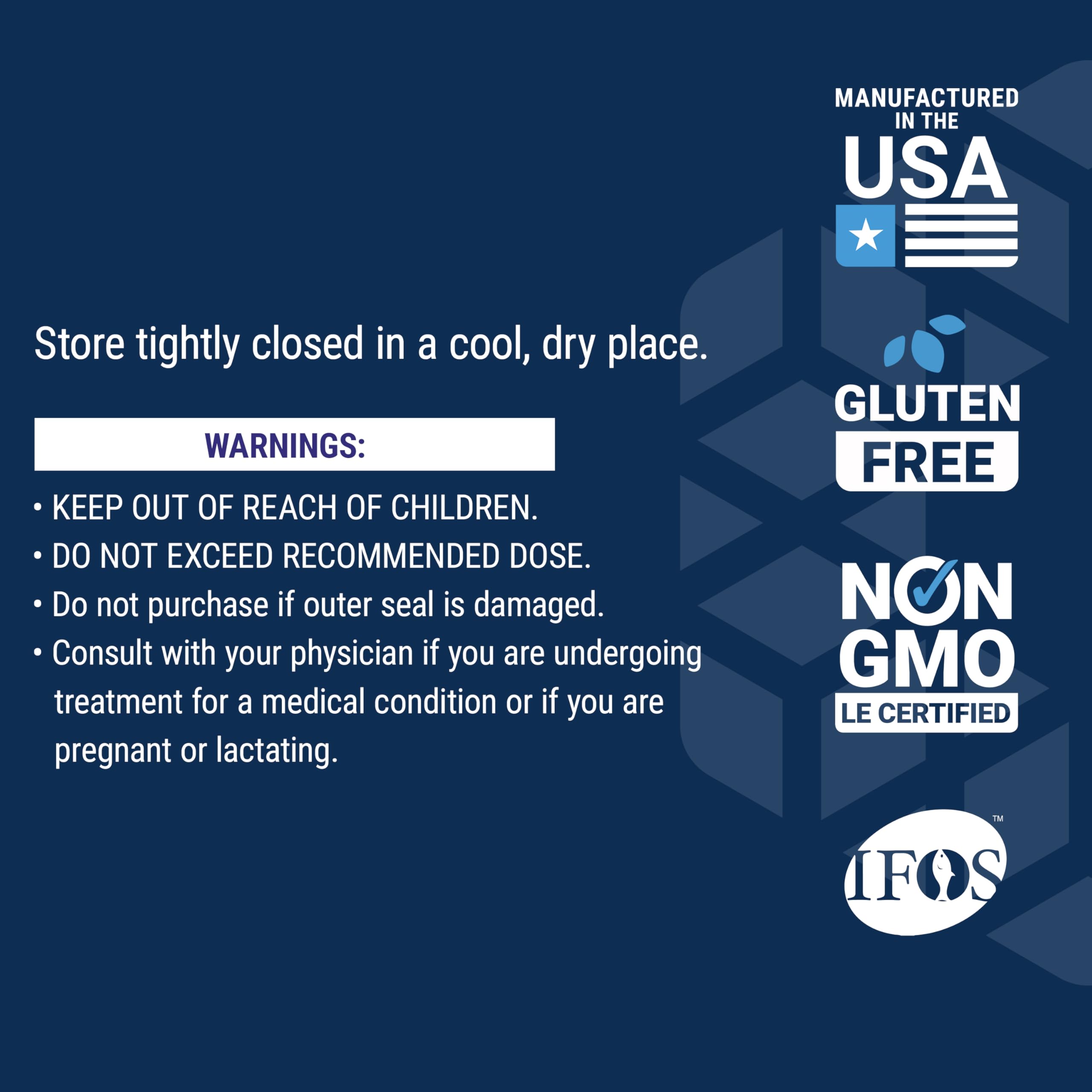 Life Extension Non-GMO label demonstrates product integrity and transparency.