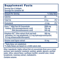 Life Extension Olive polyphenols bottle highlighting added heart-friendly compounds.