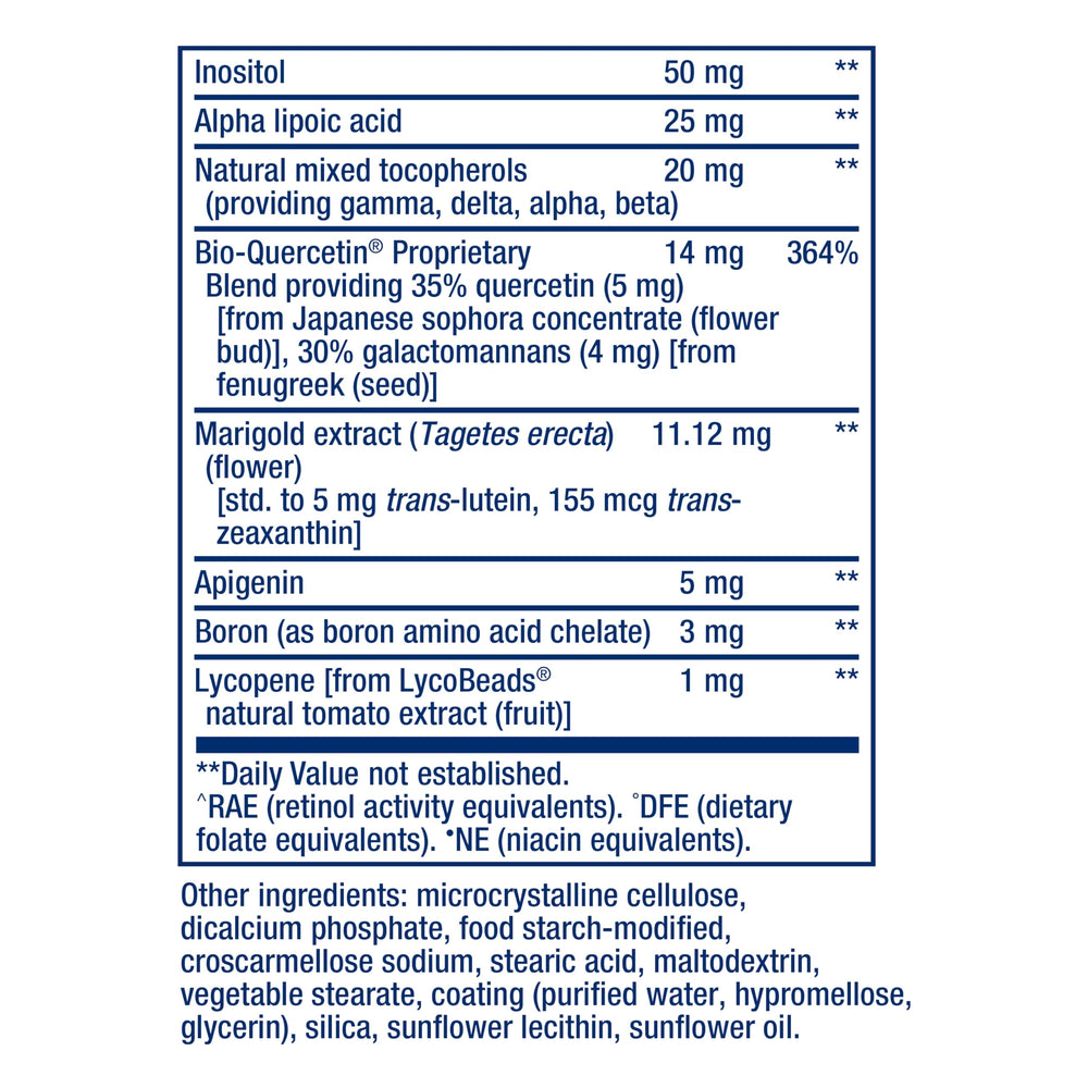 Life Extension One-Per-Day pill form with smooth capsules and textured tablets.