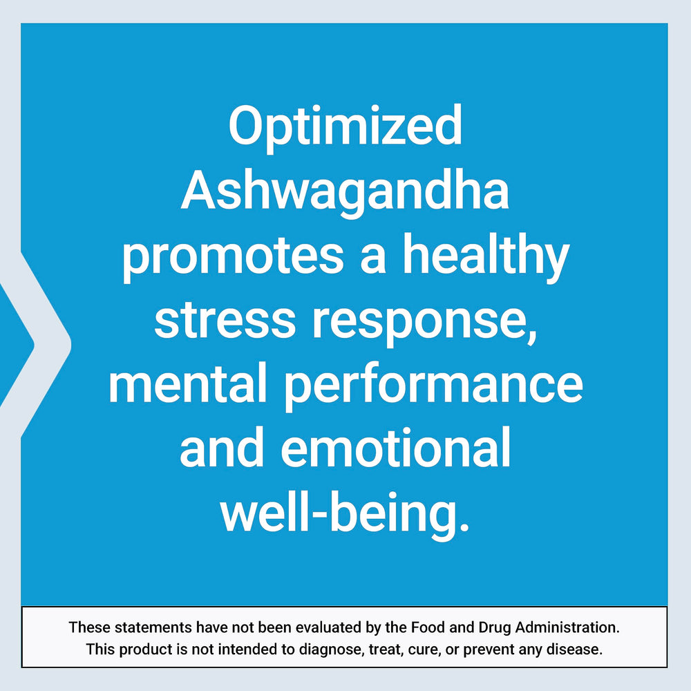 Life Extension Optimized Ashwagandha gluten-free packaging reinforces allergen safety.