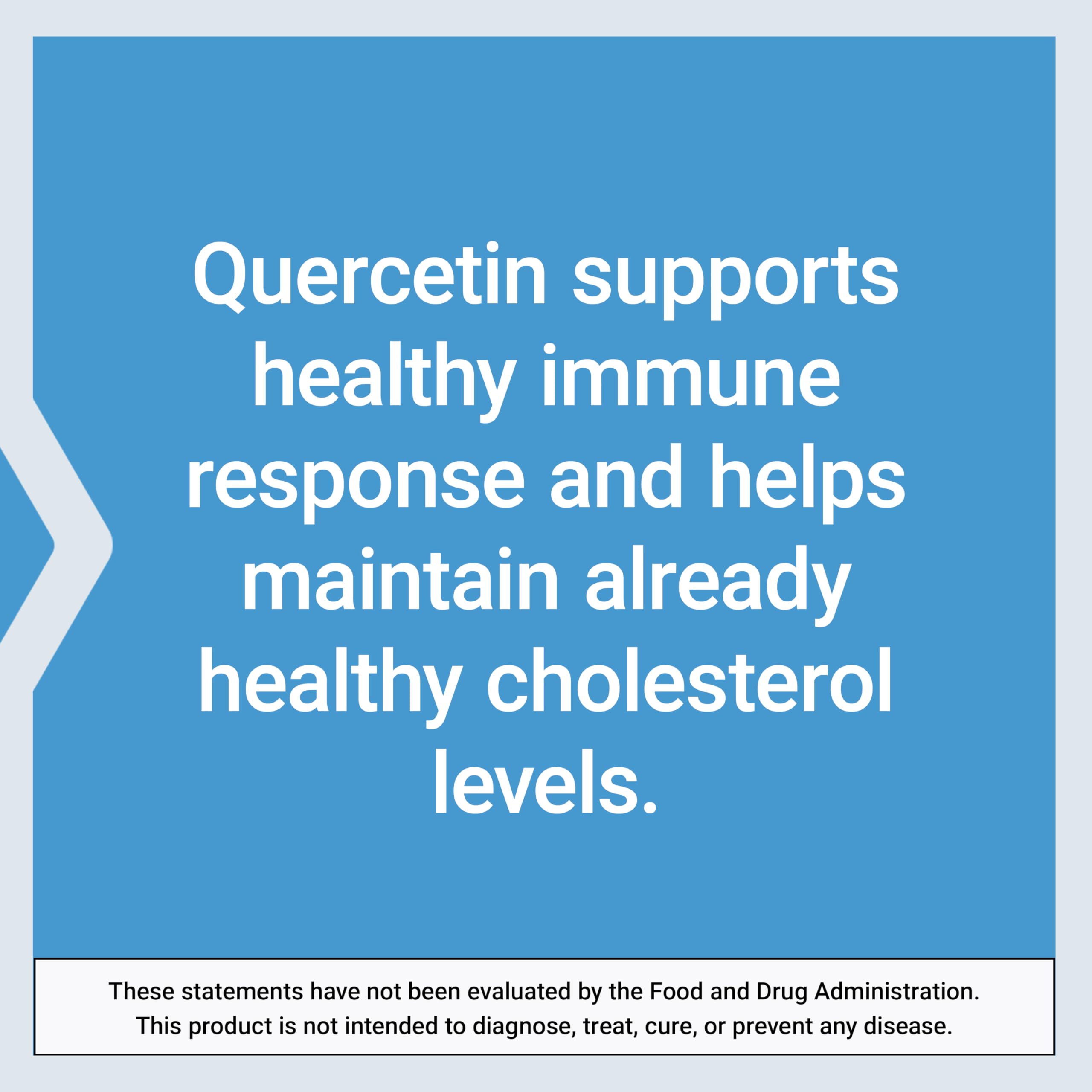 Life Extension Optimized Quercetin 250 mg capsules support daily immune wellness.