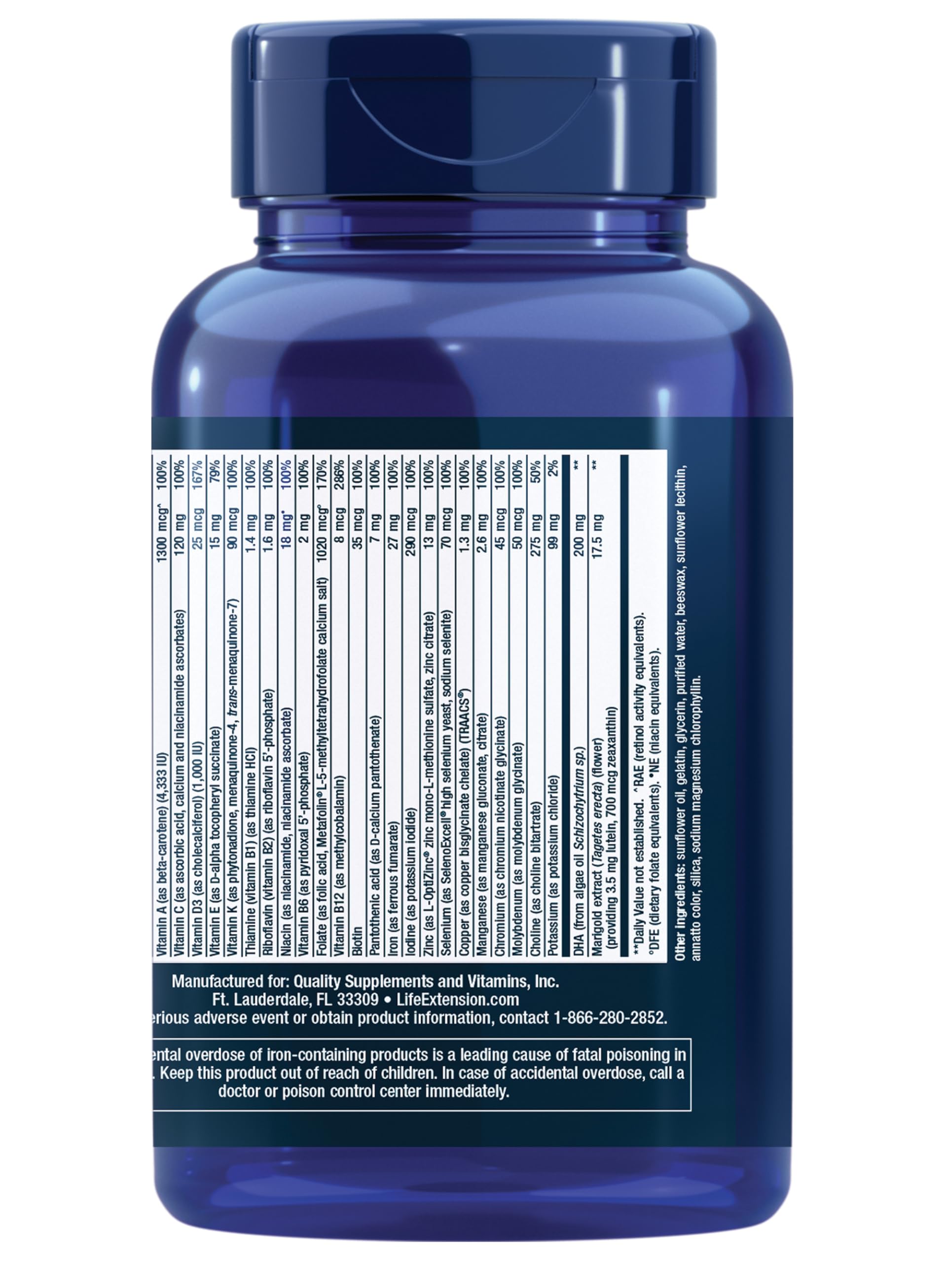 Life Extension Prenatal Advantage softgels ready for daily prenatal routine