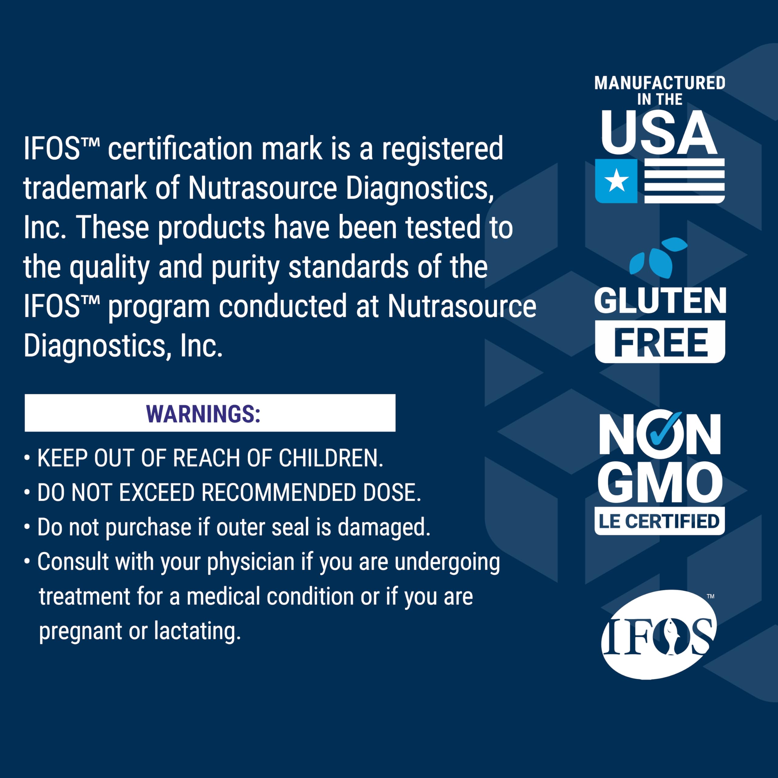 Life Extension product label highlighting gluten-free and non-GMO attributes.