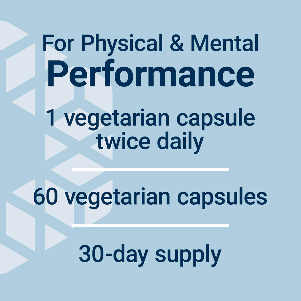 Life Extension Rhodiola capsules in hand for portable mental performance.