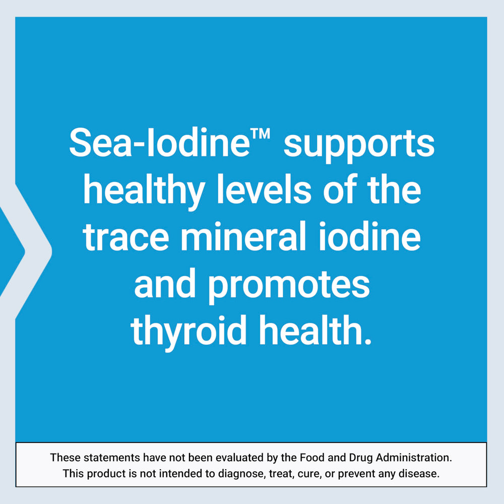 Life Extension Sea-Iodine packaging indicating USA-made quality