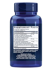 Life Extension Senolytic Activator capsules closeup highlighting weekly dosing