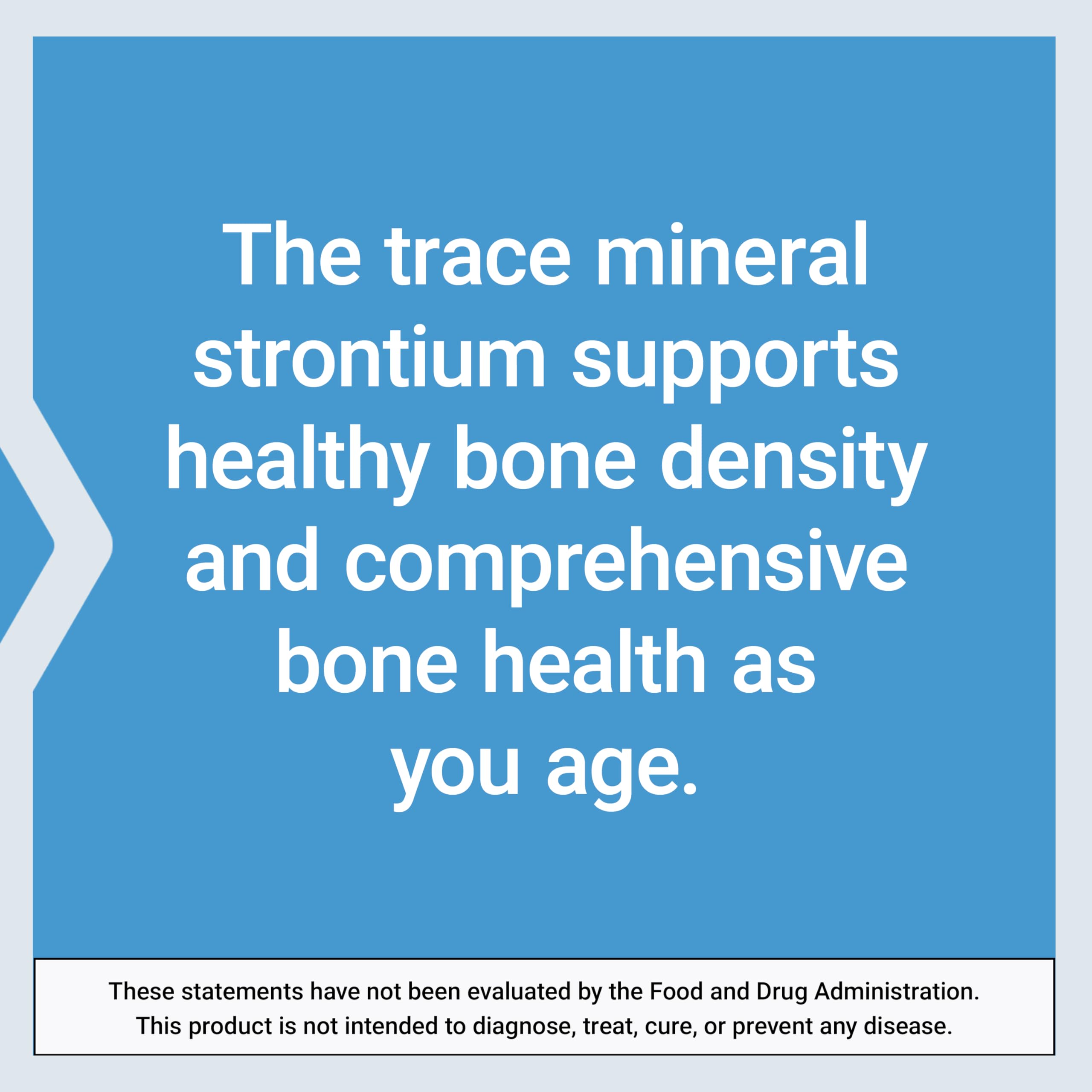 Life Extension Strontium Caps non-GMO certification visible.