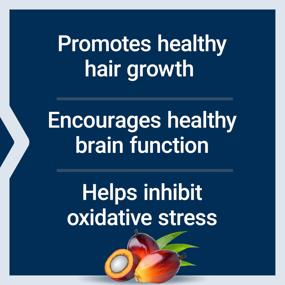 Life Extension tocotrienols softgels close-up shows easy-to-swallow capsules for convenience