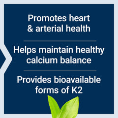 Life Extension Super K dosage info shows 2000 mcg K1 and 1180 mcg K2 per day.