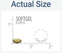 Life Extension Super K softgels close-up small and easy to swallow