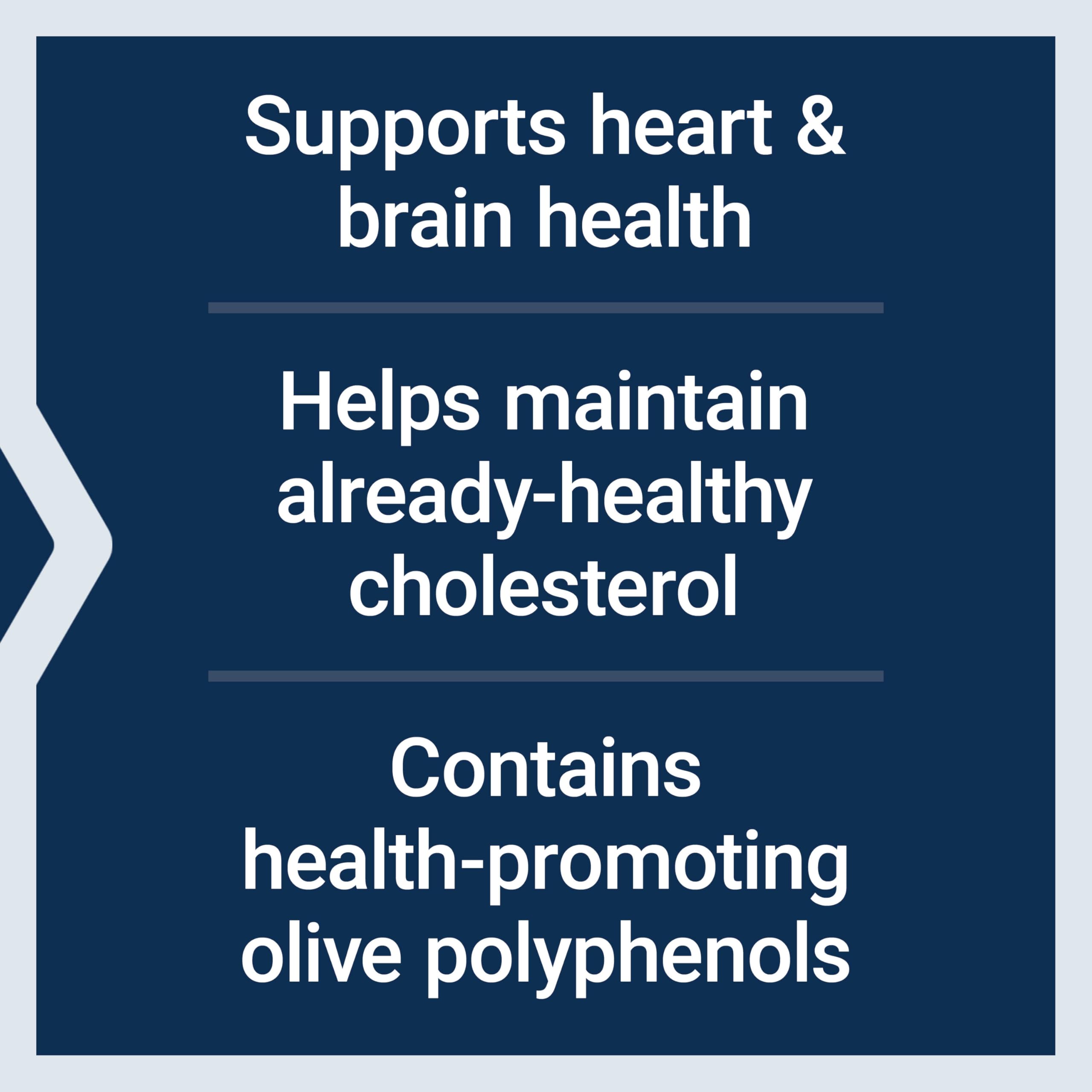 Life Extension Super Omega-3 bottle back label showing olive extract and sesame lignans.