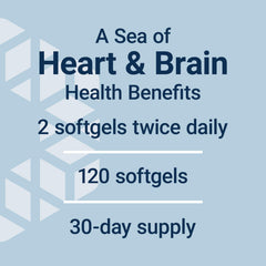 Life Extension Omega-3 serving size info panel for daily intake.