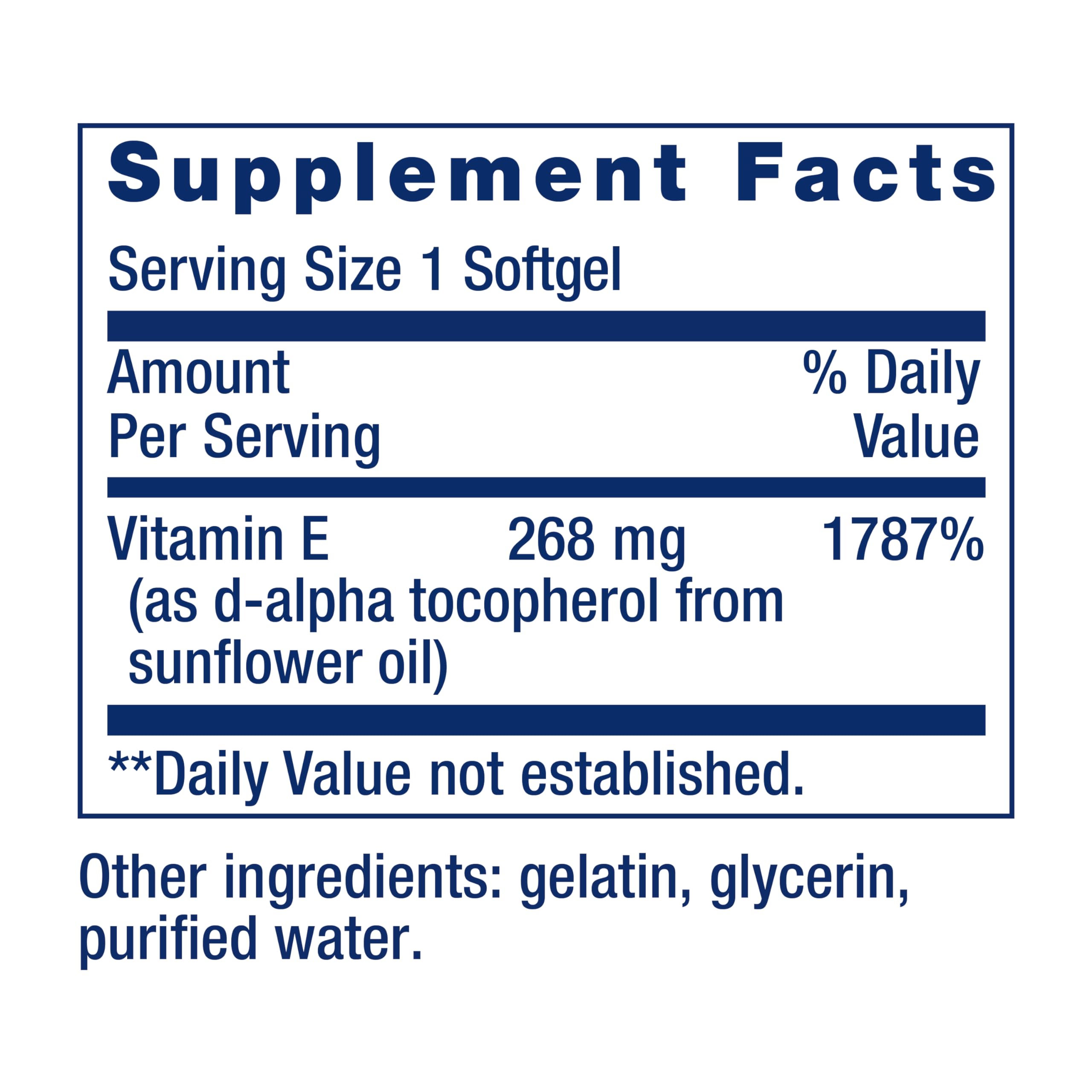 Life Extension Super Vitamin E label detail with USA-made, non-GMO assurance.