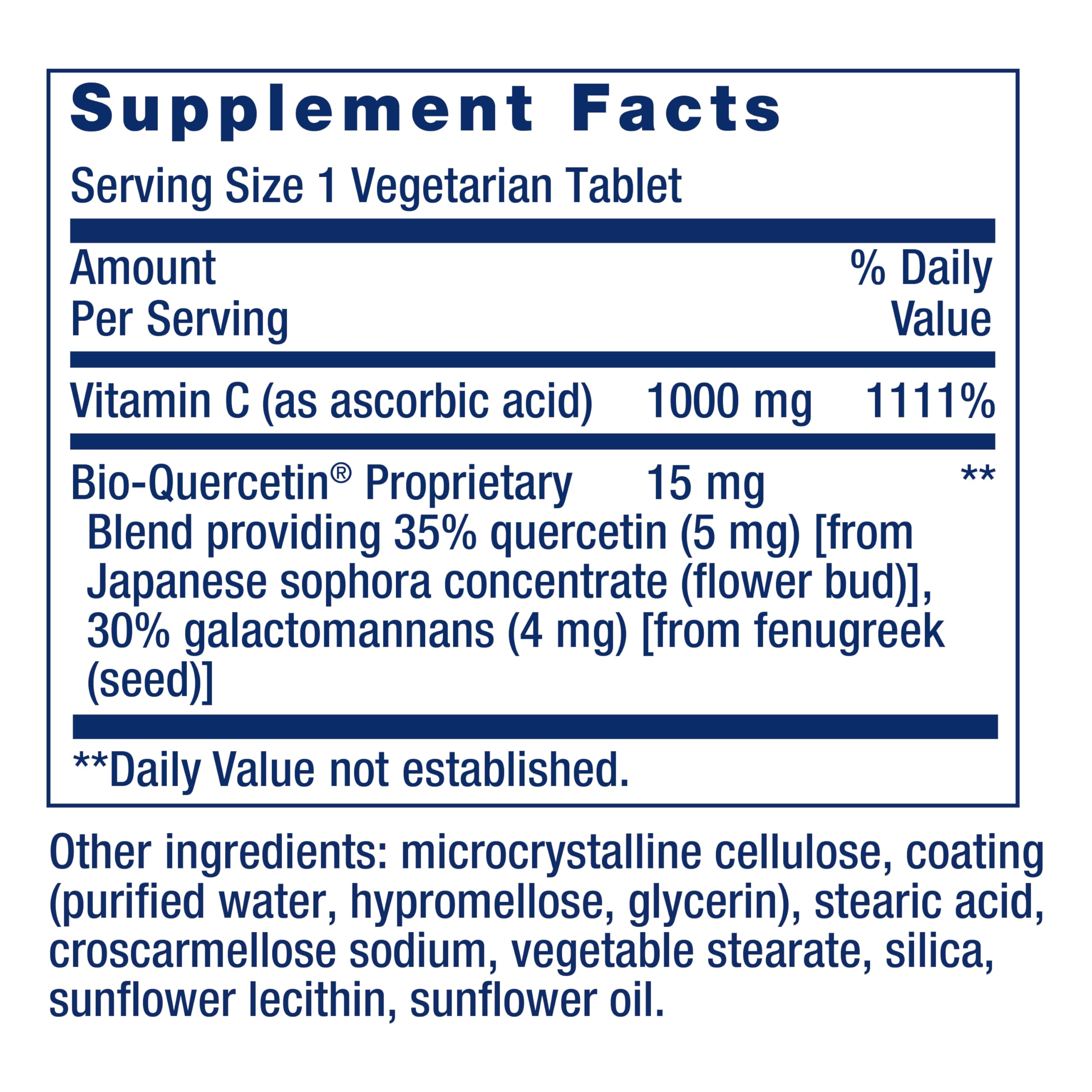 Life Extension Vitamin C and Bio-Quercetin capsules illustrate easy daily immune support