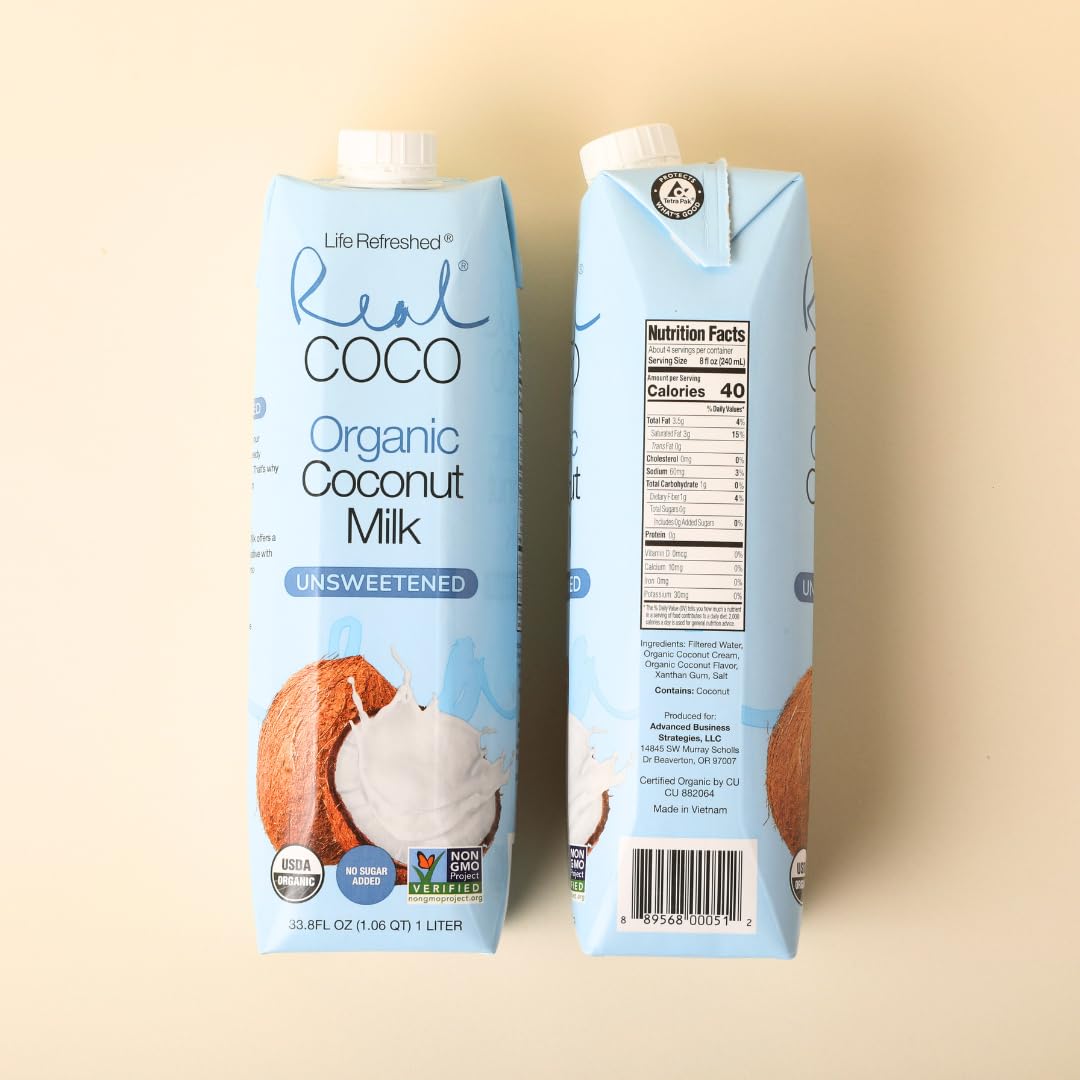 Life Refreshed Real Coco in kitchen setting, ideal for cooking and coffee