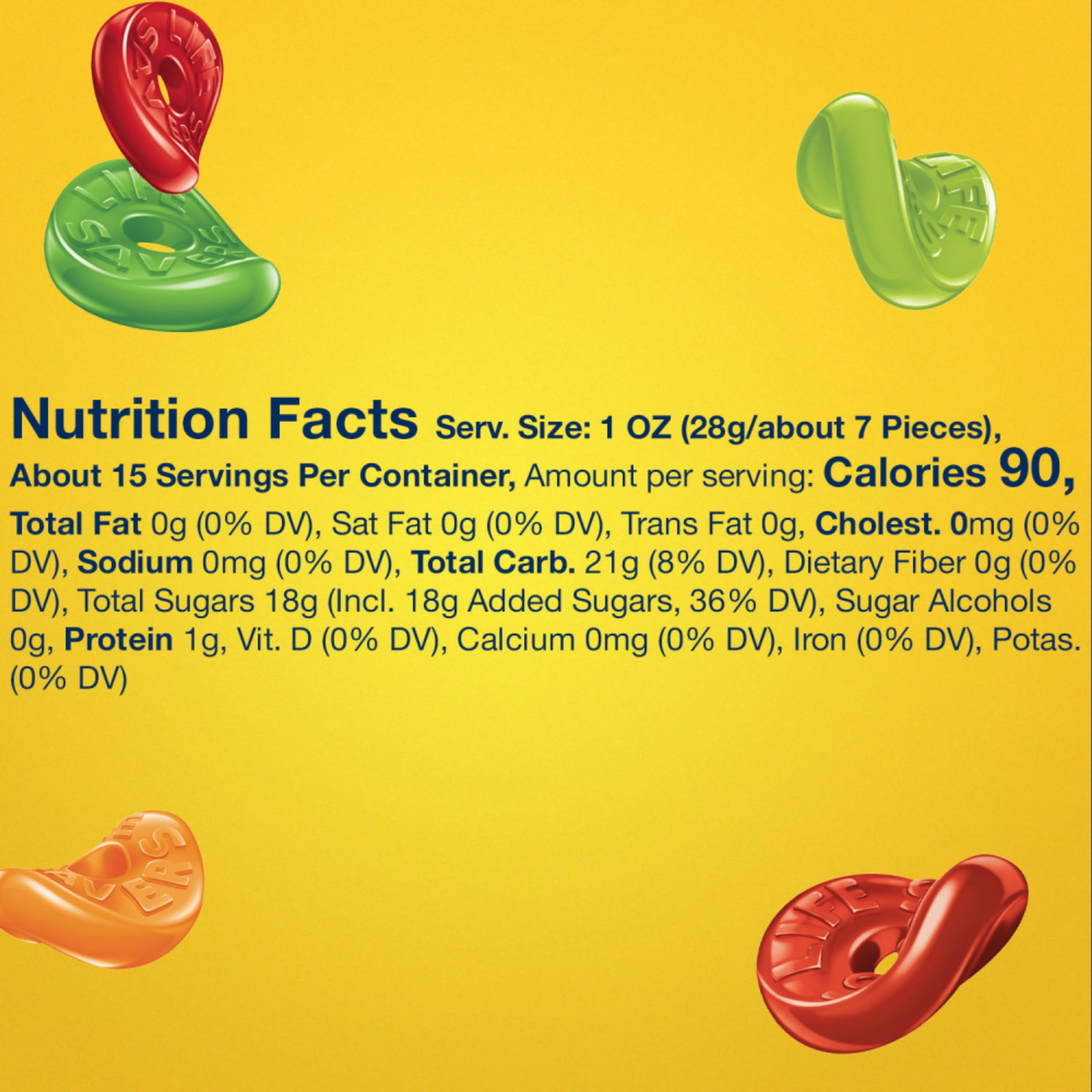 Life Savers 5 Flavors gummy candy bag exterior showcases colorful packaging, eye-catching display.