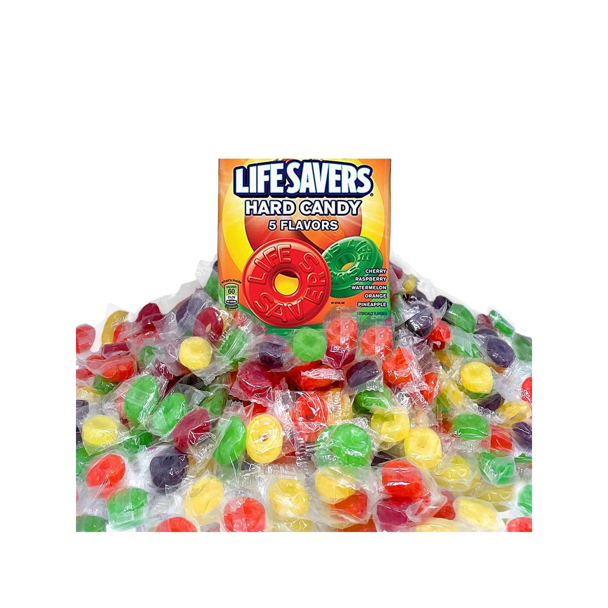 Life Savers 5 lb pantry pack with five classic flavors for sharing.