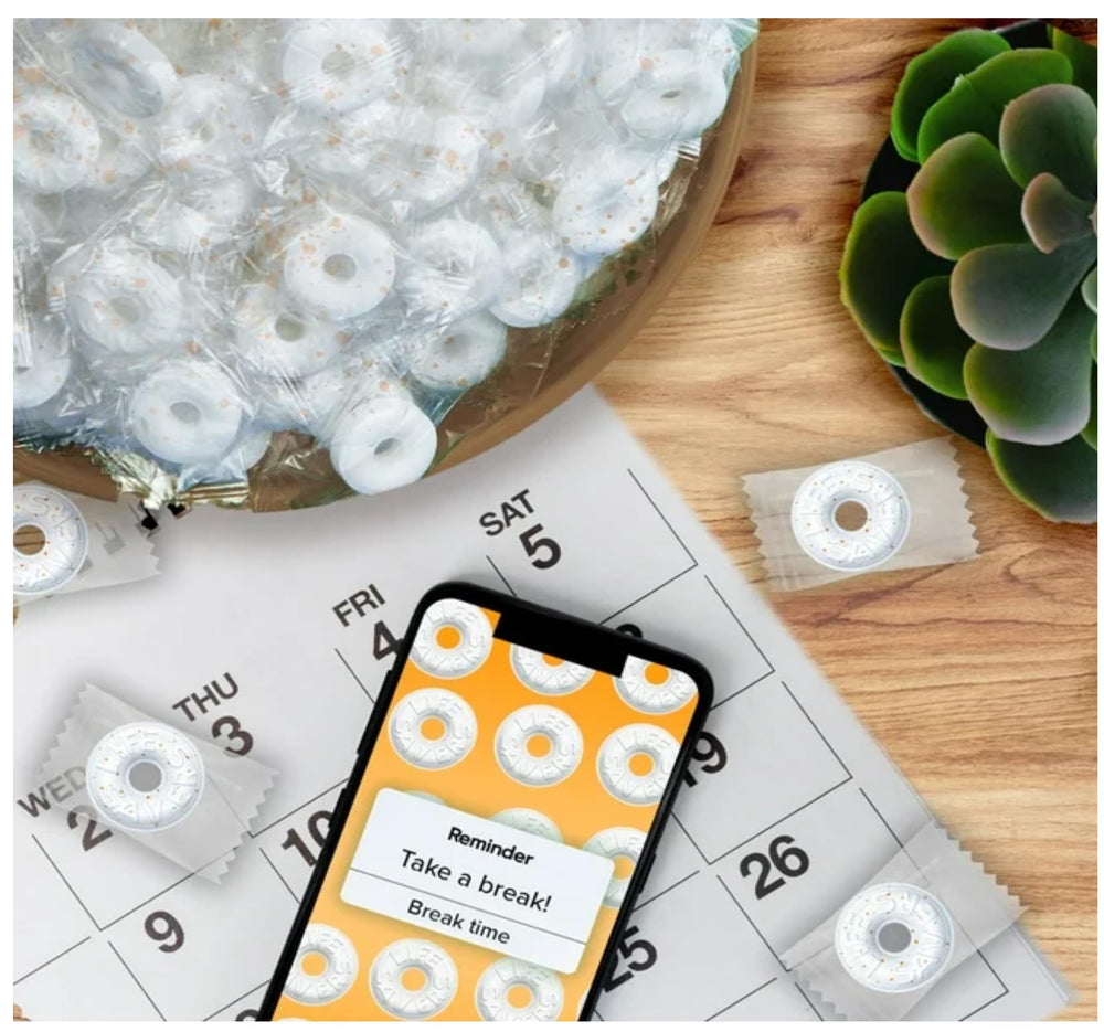 Life Savers Orange Mint sharing idea for gatherings and offices