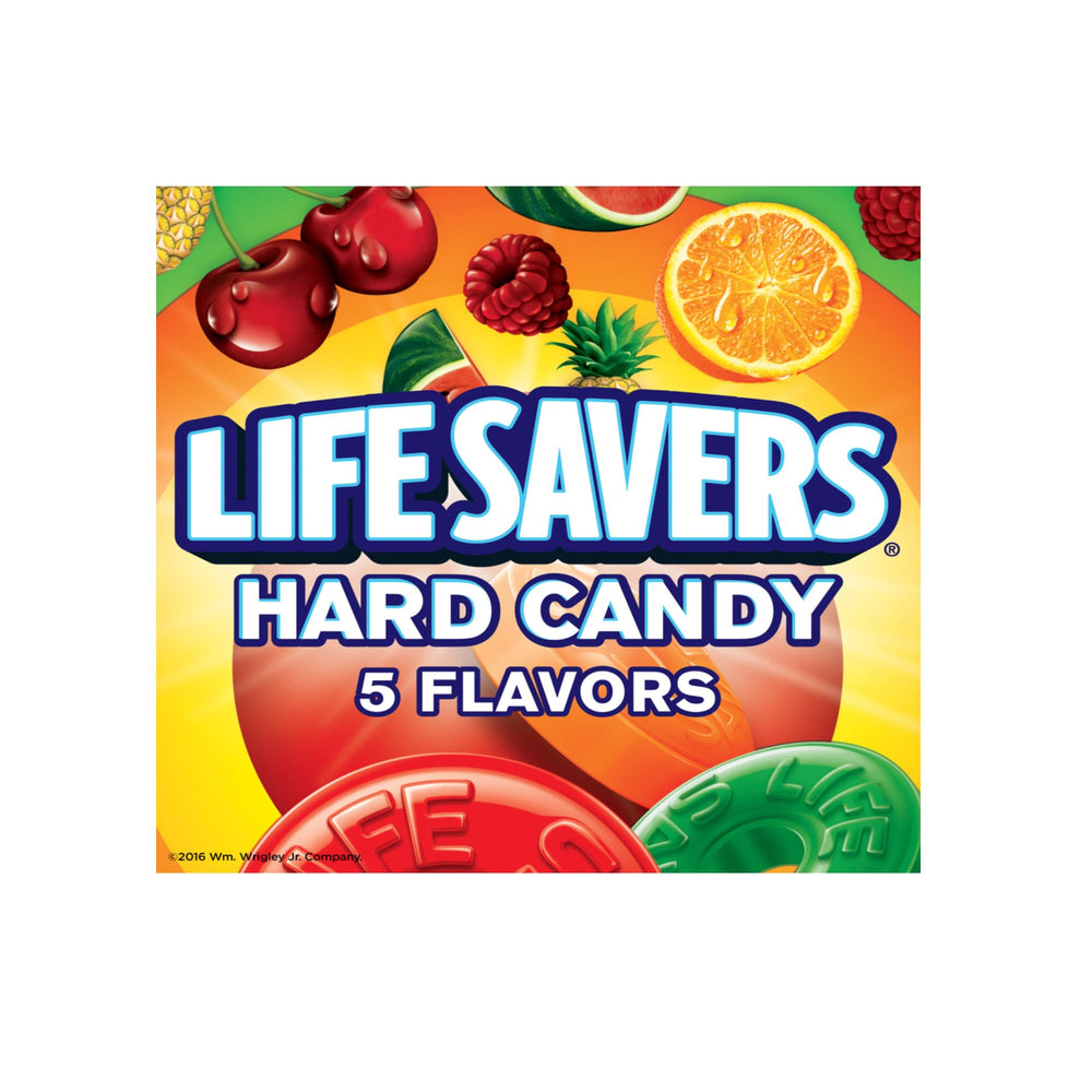 Life Savers pineapple flavor candy—tropical brightness for parties and gatherings.