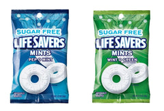 Life Savers Wint-O-Green roll shown for a refreshing after-meal moment