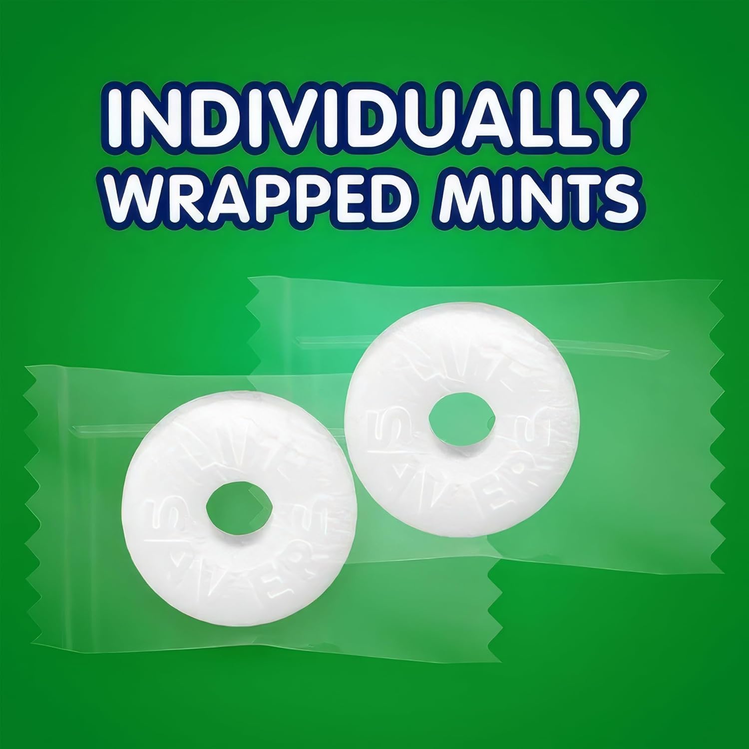 Life Savers Wint O Green Mints as party favors for guests.