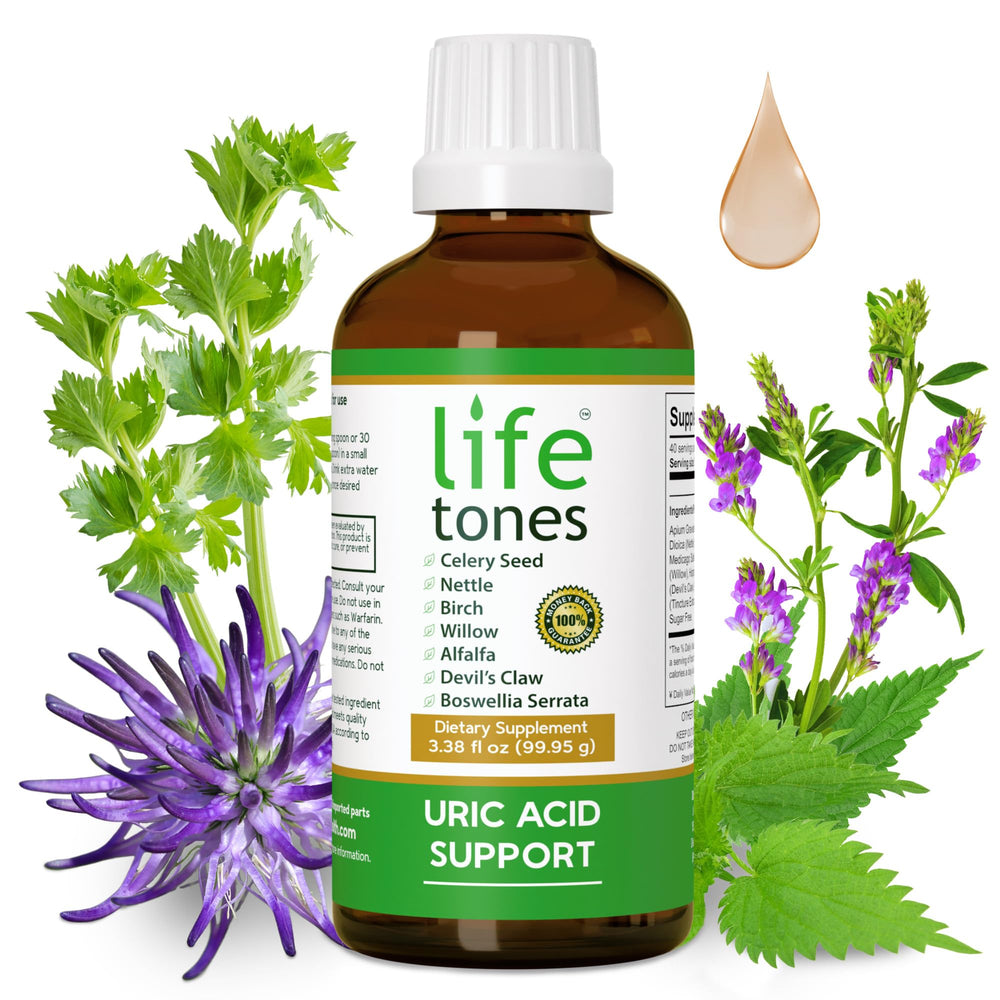 Life Tones Uric Acid Support packaging design