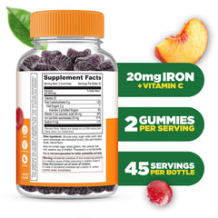 Chewy Lifeable Iron Gummies texture shown for pleasant daily intake