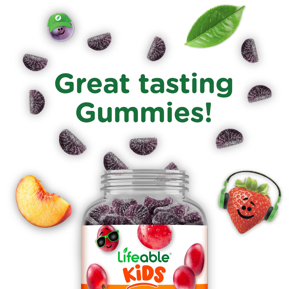 Allergen-friendly Lifeable iron gummies free of peanuts and tree nuts.