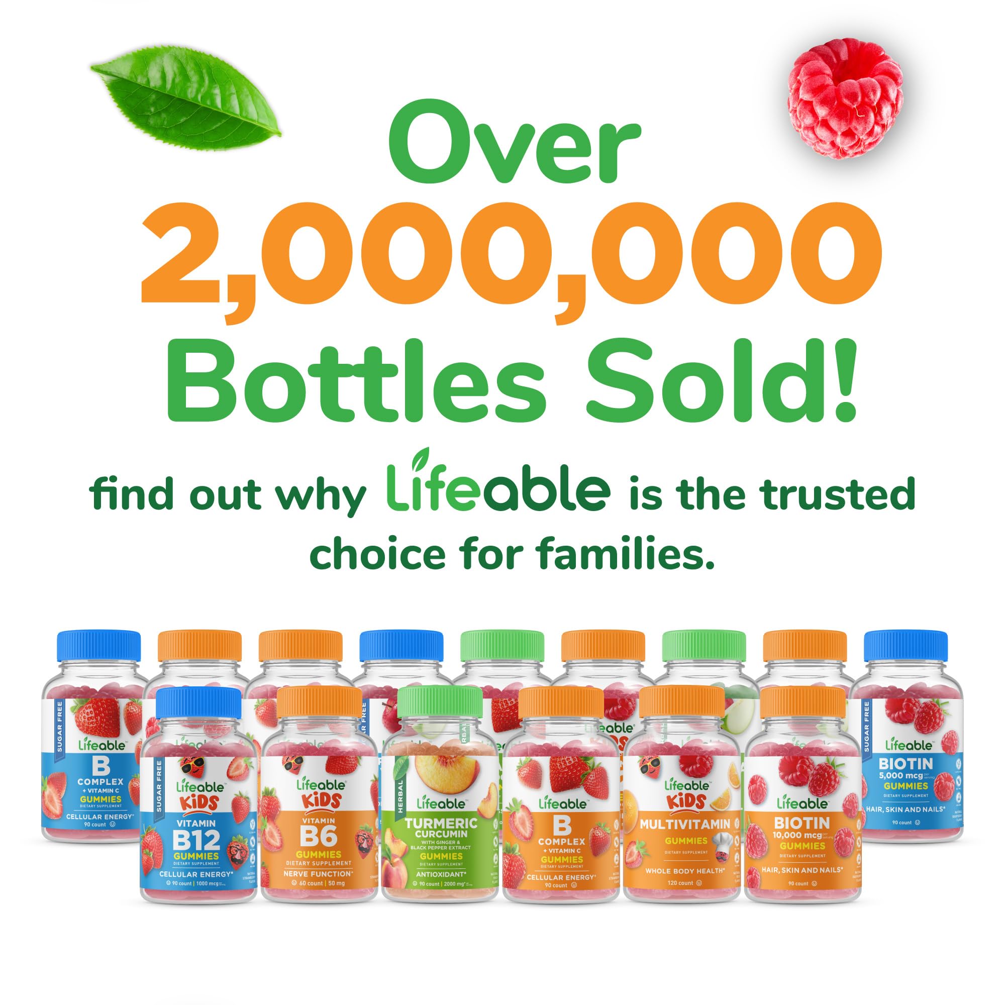 Lifeable Zinc Gummies pleasing texture and smooth finish in product image