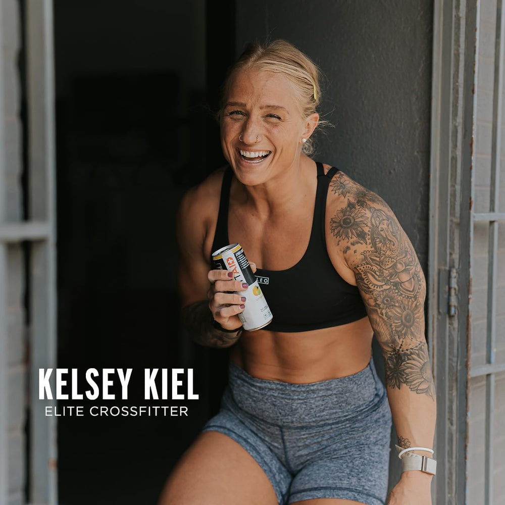 Athlete endorsing FITAID Recovery Blend signaling credibility and performance support