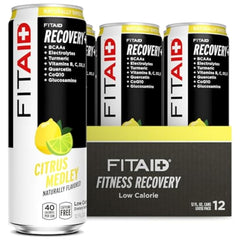 LIFEAID FITAID Recovery Blend can front view supports post-workout recovery and hydration