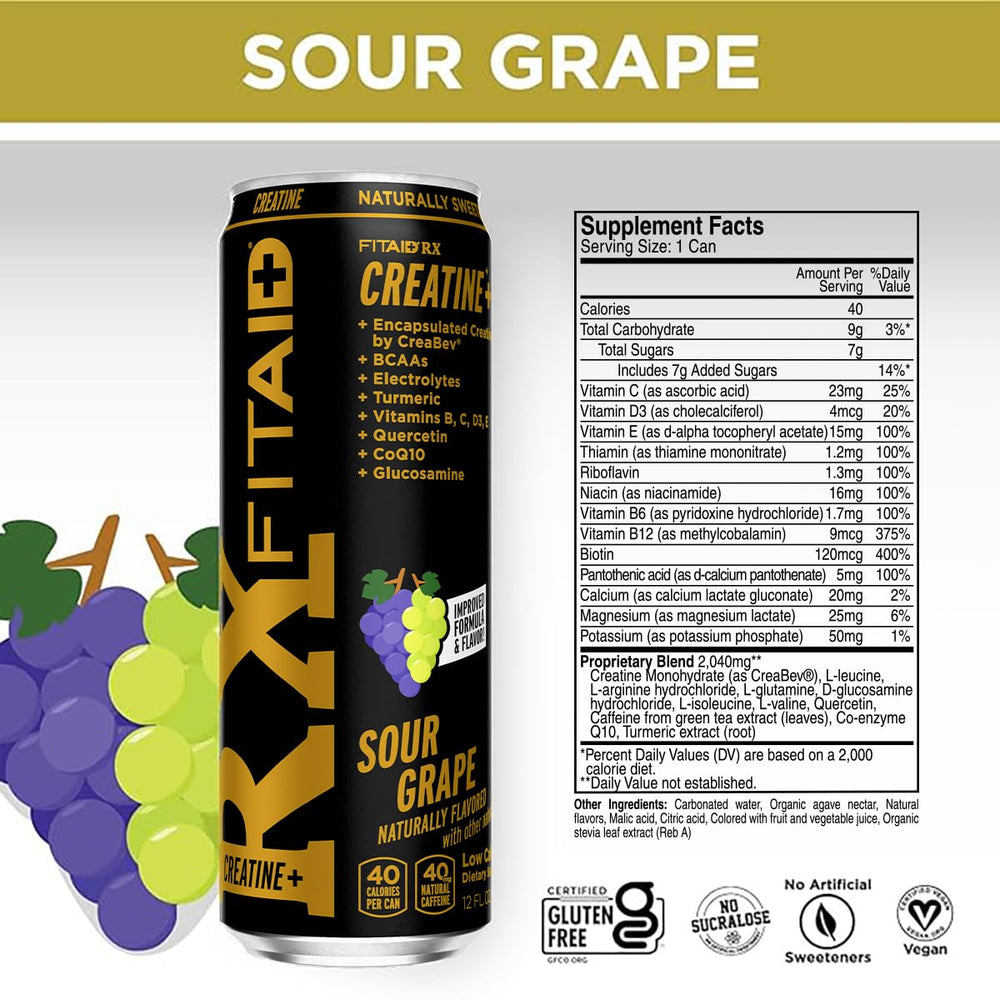 LIFEAID FITAID RX recovery pour showing electrolyte-rich refreshment after training.