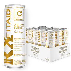 LIFEAID FITAID RX Zero can front view, keto-friendly recovery drink