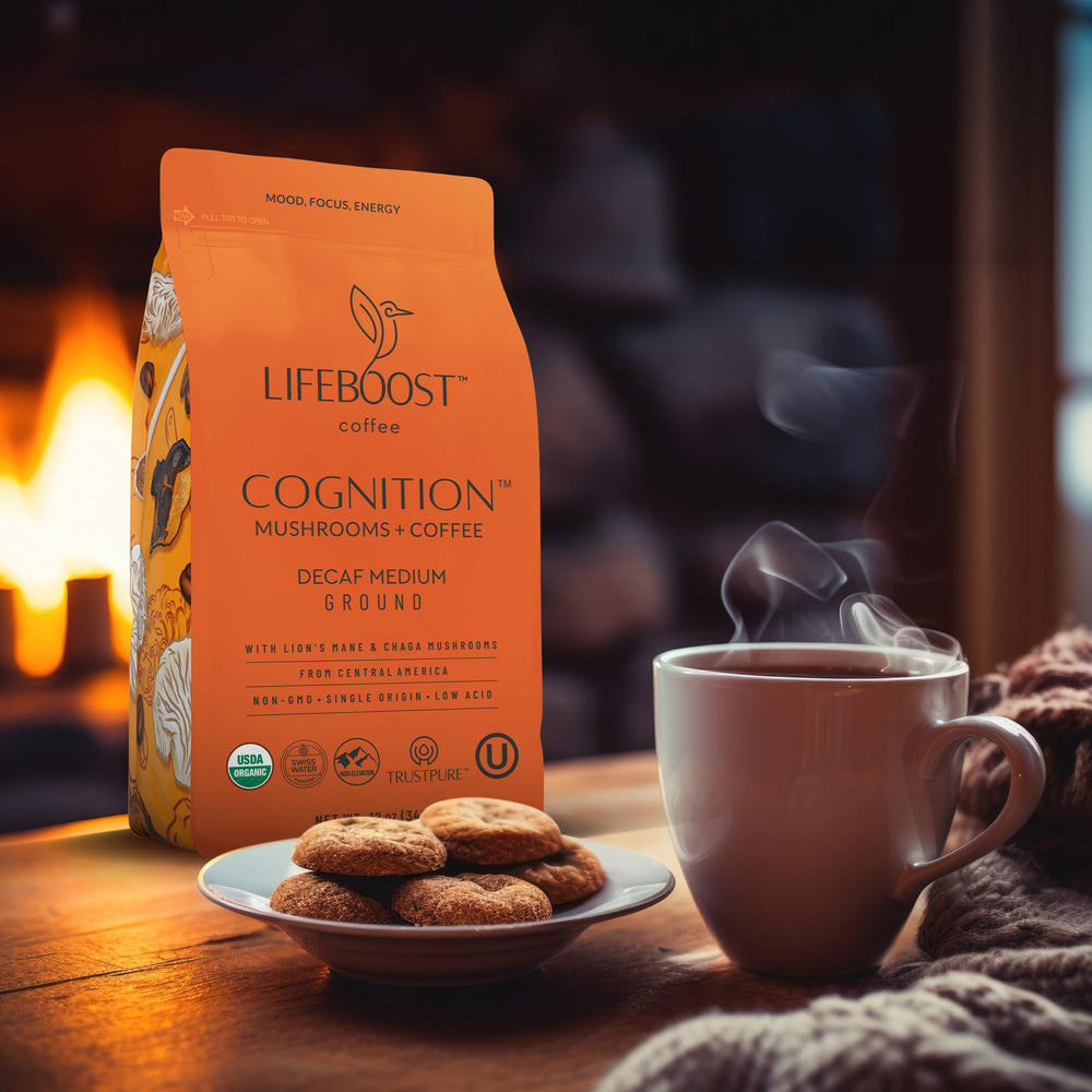 Lifeboost Cognition kitchen scene conveying everyday use and calm energy.