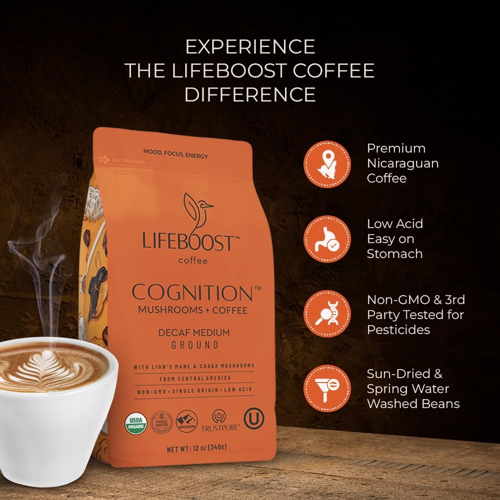 Lifeboost Cognition mug setup for a calm morning ritual.