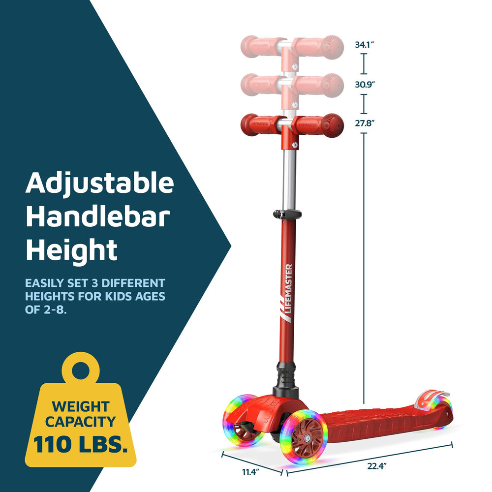 Lifemaster scooter compact enough to fit in a car trunk for trips.