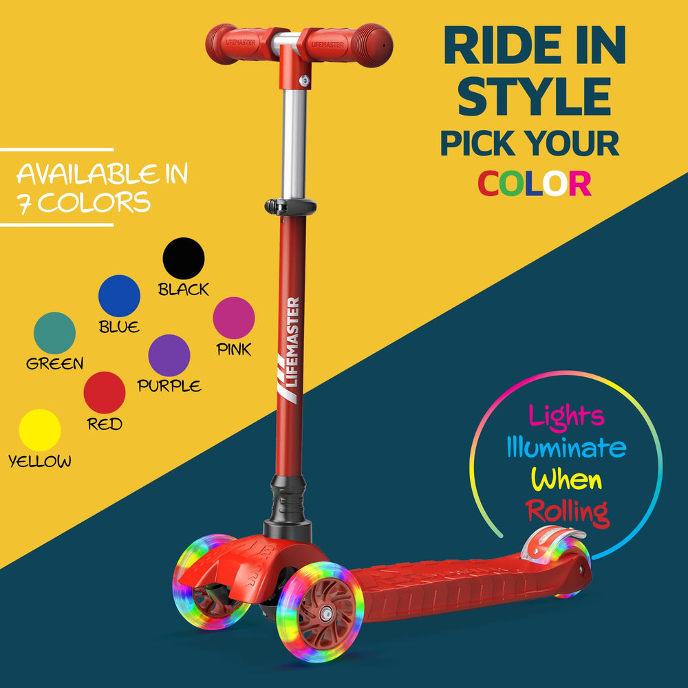 Lifemaster safety-certified scooter with a 1-year warranty for peace of mind.