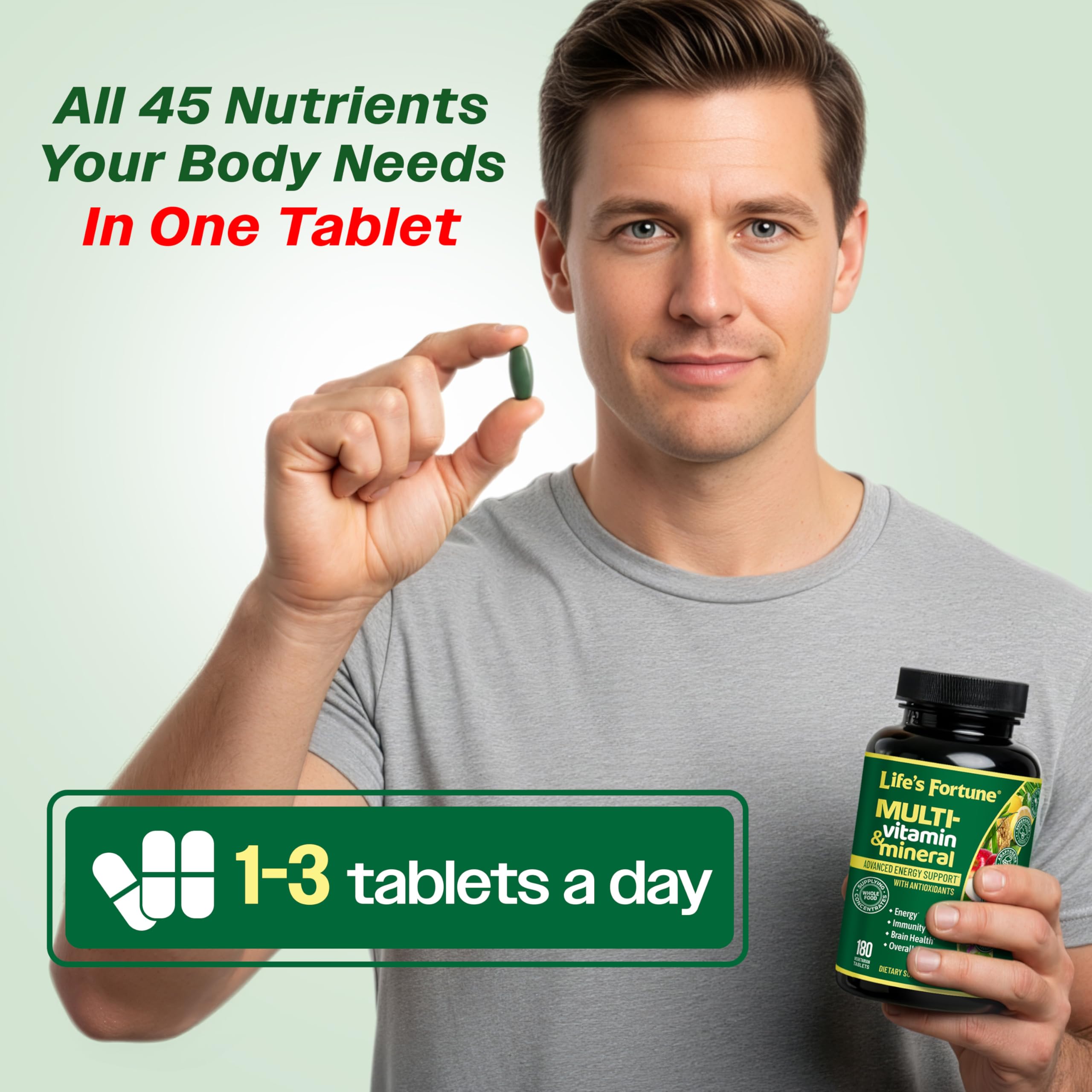 Life's Fortune digestive enzymes bromelain and papain close-up suggests improved absorption