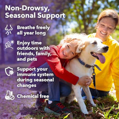 LifeSeasons Breathe-X capsules close-up highlighting fast-acting relief