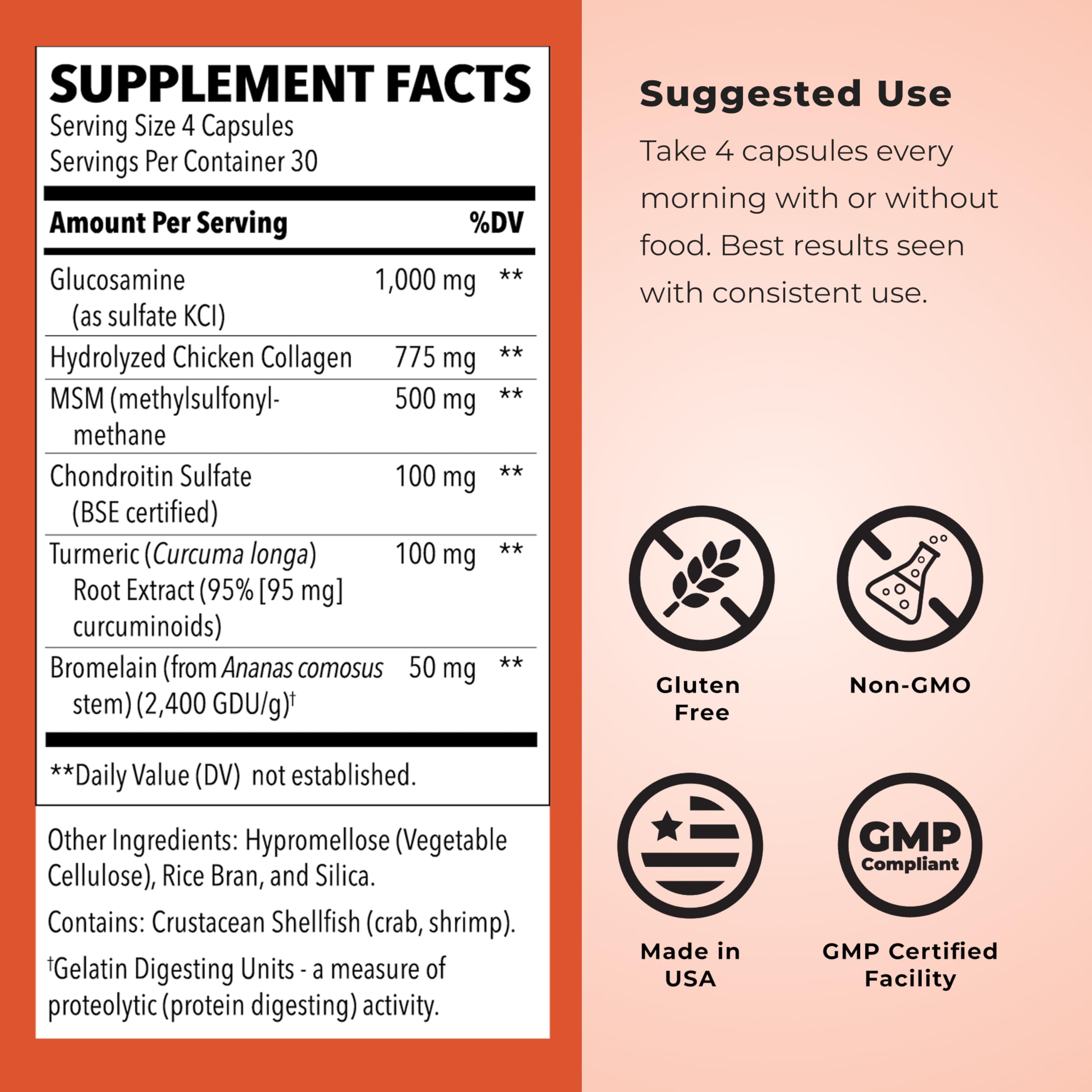 LifeSeasons Mobili-T daily dosing guide image showing the four-capsule regimen.