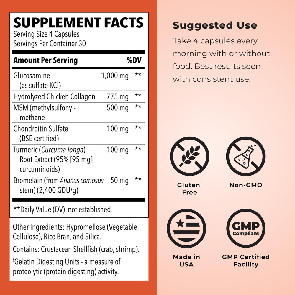 LifeSeasons Mobili-T daily dosing guide image showing the four-capsule regimen.