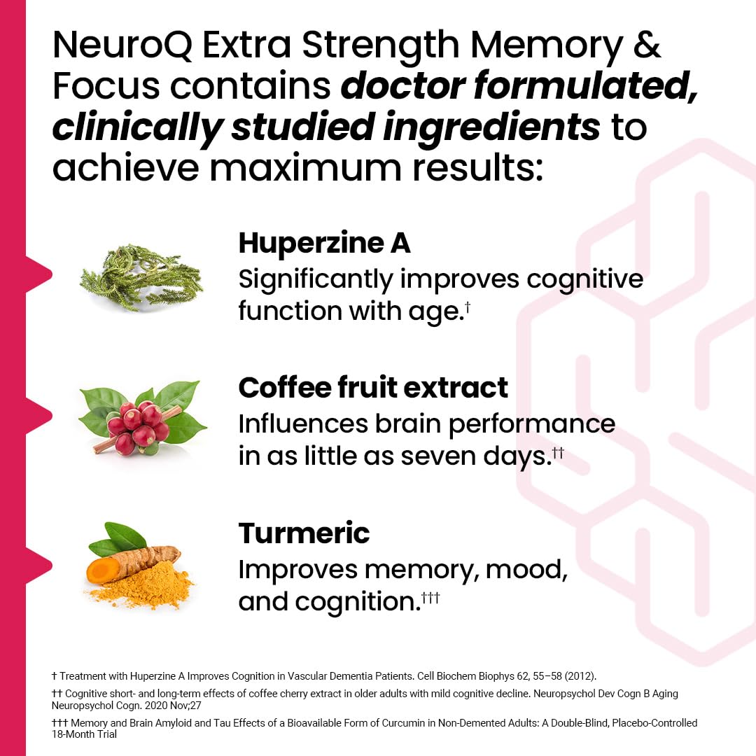 LifeSeasons NeuroQ capsules pack for daily cognitive support.
