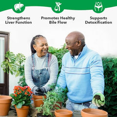 LifeSeasons Puri-T label closeup highlights milk thistle and turmeric benefits.