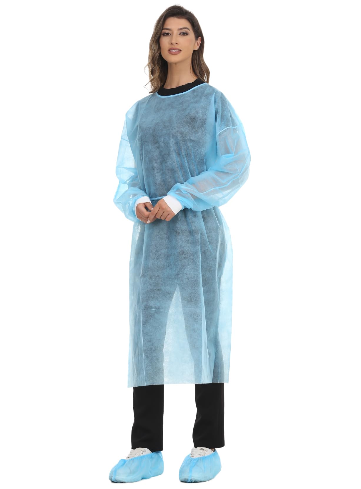 LIFESOFT gown side view highlighting durable lightweight construction for demanding tasks