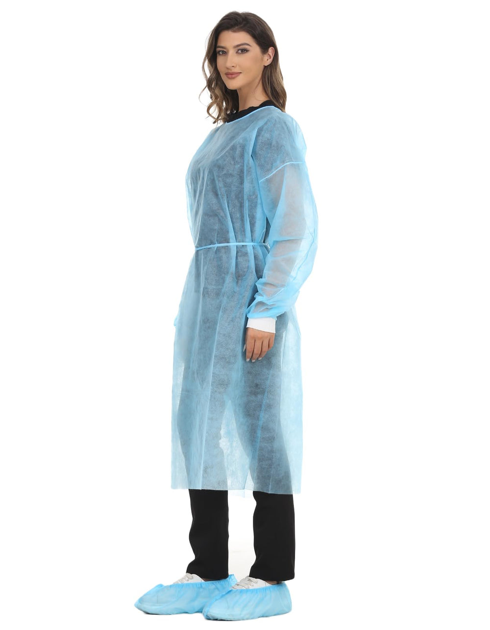 LIFESOFT gown used as a visit coat in lab, factory, and salon settings