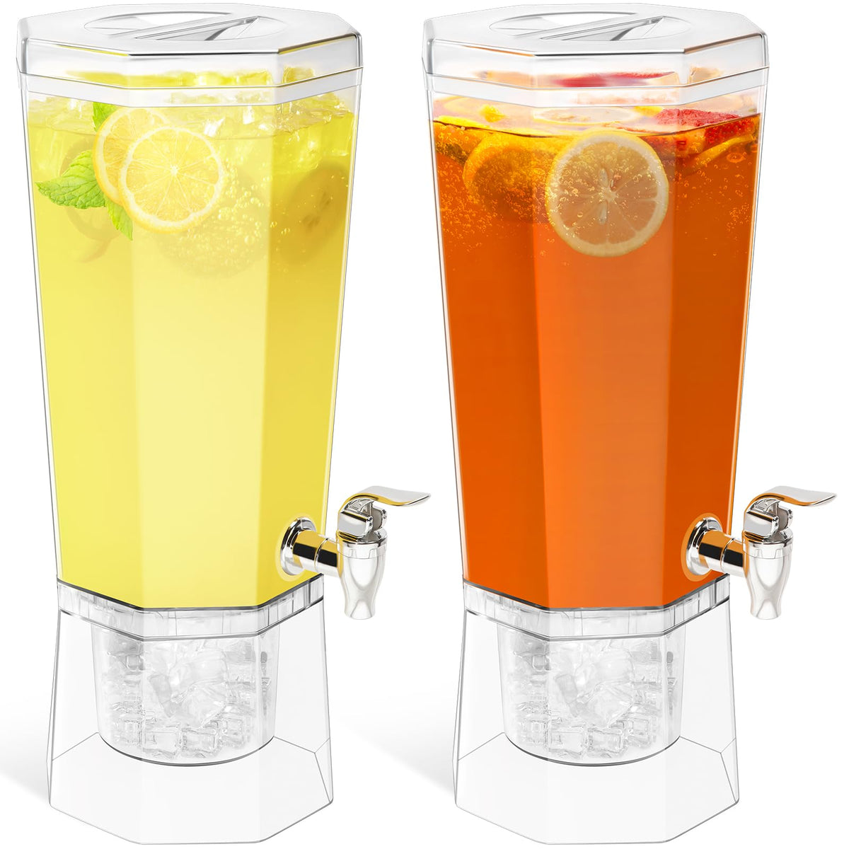 Lifewit drink-dispenser dual-gallon setup showing beverages for gatherings with easy refills.